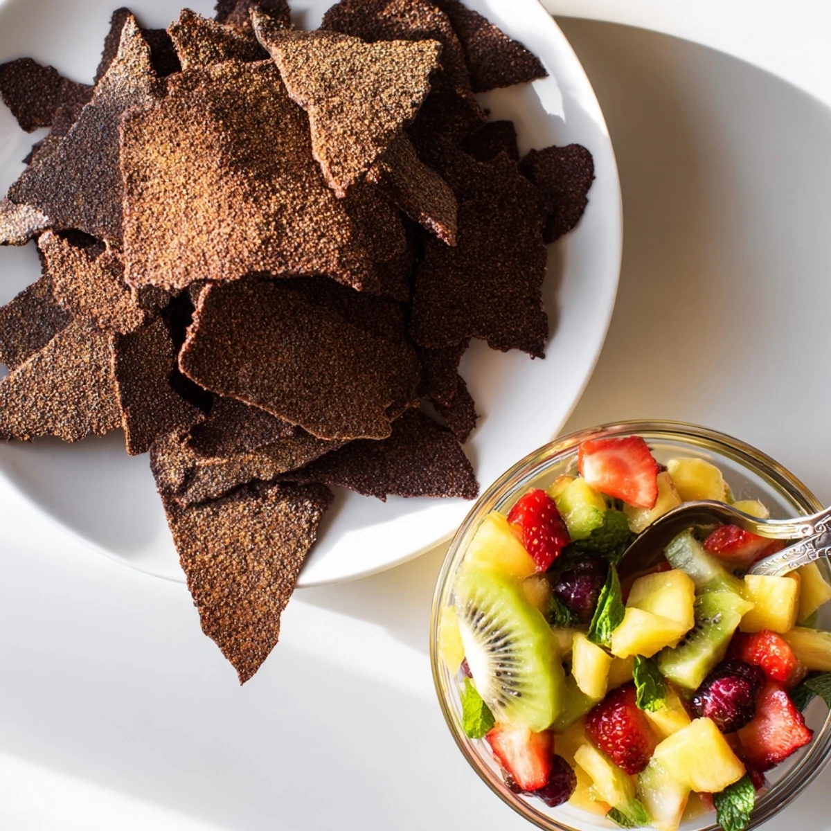 Dessert Chips Fruit Salsa