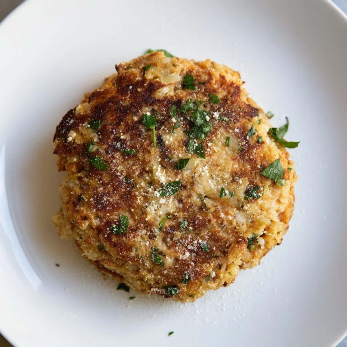 Delicious, home-cooked Depression-Era ham & potato patties, served warm and ready to enjoy with family.