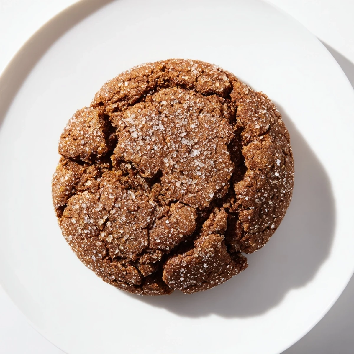 Warm, chewy soft Molasses Cookies fresh from the oven, glistening with a sugar coating ready to enjoy.