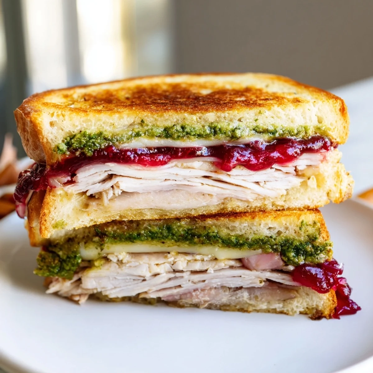 Pesto Cranberry Turkey Melt