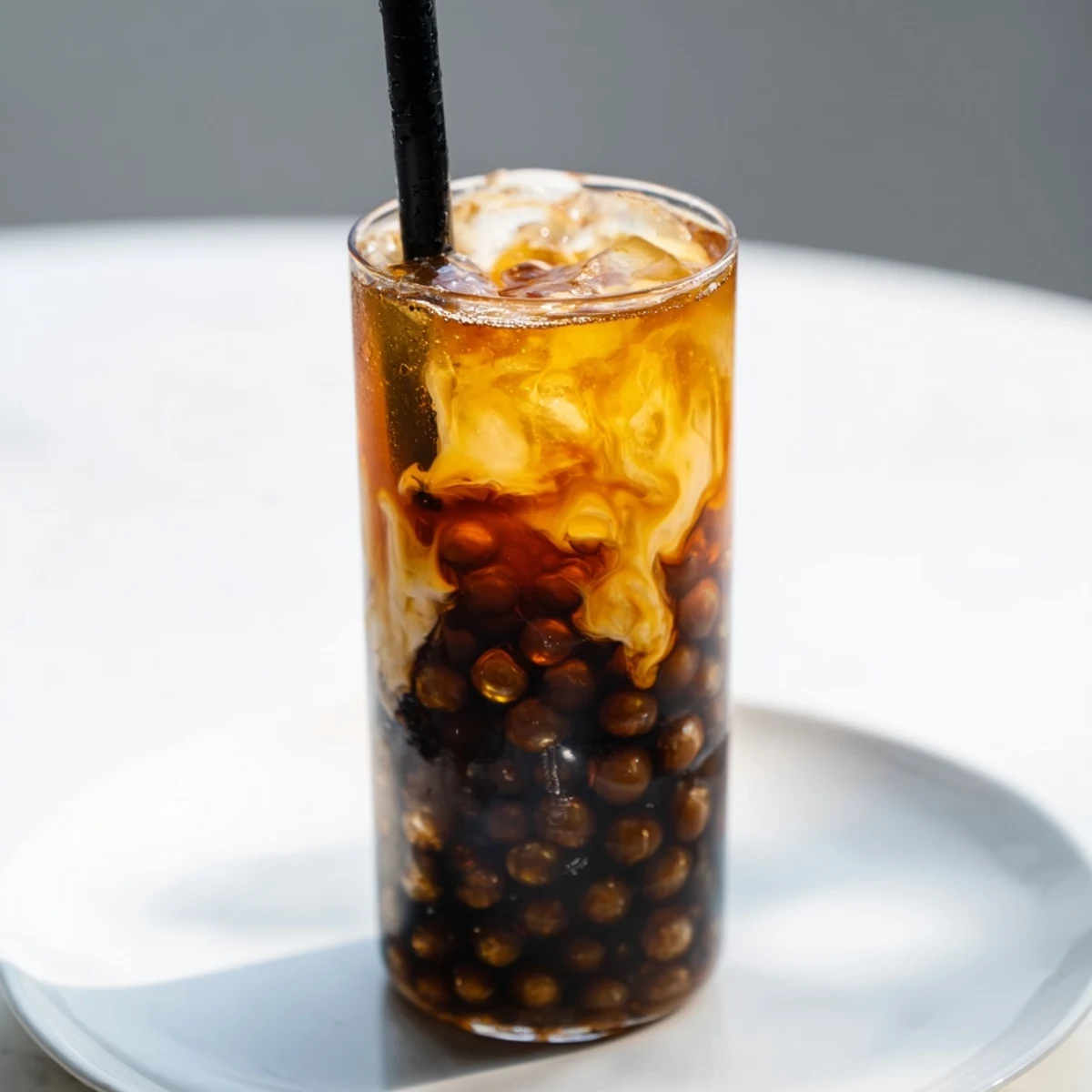 Enjoy this sweet, refreshing Boba Tea Hack: a quick and easy homemade version with chewy boba.