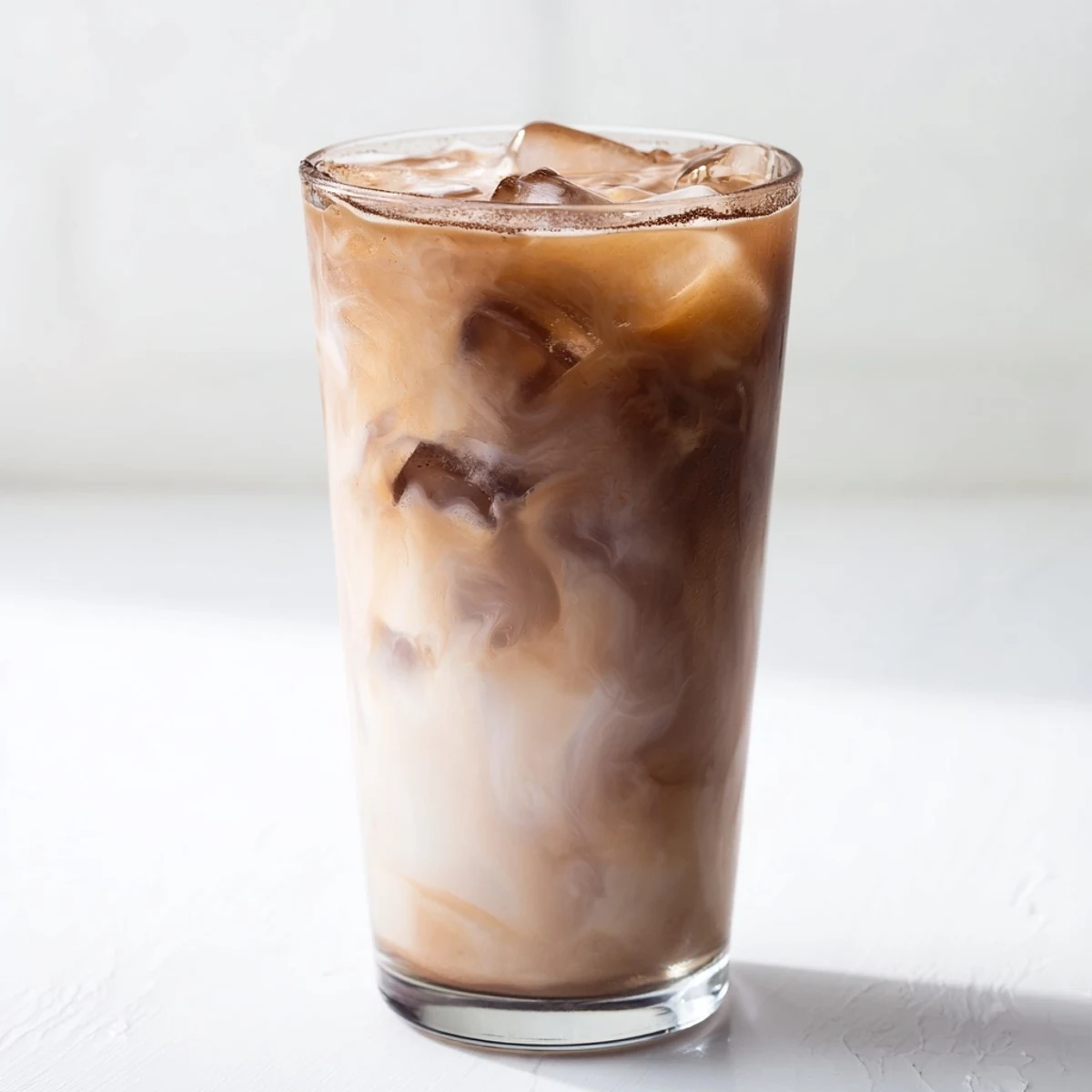Iced Milo Latte with frothy milk, a sweet and delicious beverage for hot afternoons!