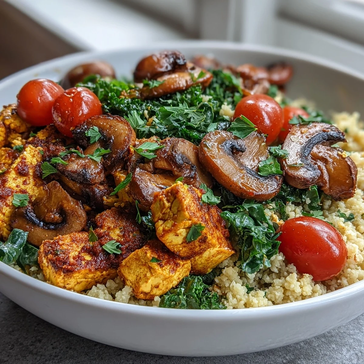 Scrambled Tofu Breakfast Bowl