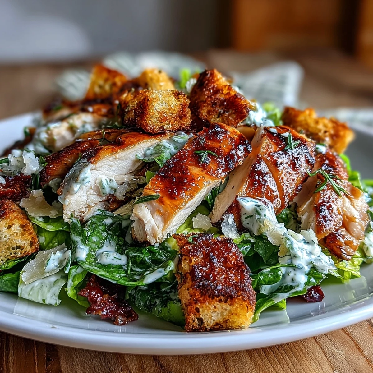 Grilled Chicken Caesar Salad