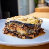 Moussaka with Beef Eggplant