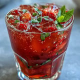 Strawberry Basil Mocktail