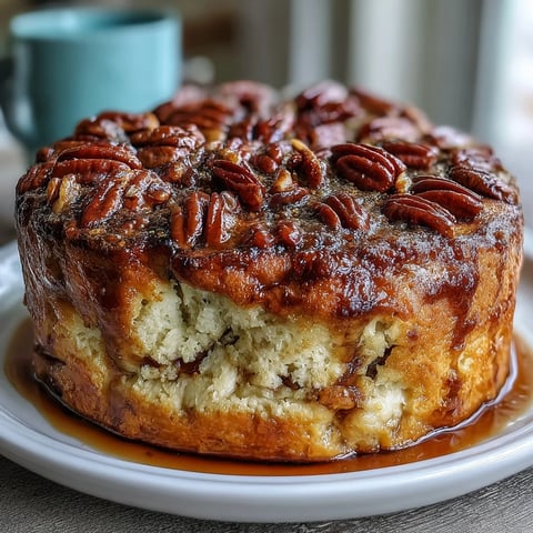 A light and airy candied yams soufflé with a golden pecan topping, perfect for holiday gatherings.