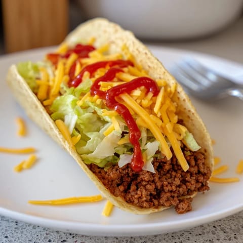 Simpler Cheeseburger Tacos Fusion #107