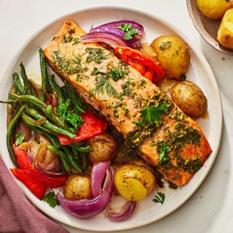 Lemon Herb Salmon Potato