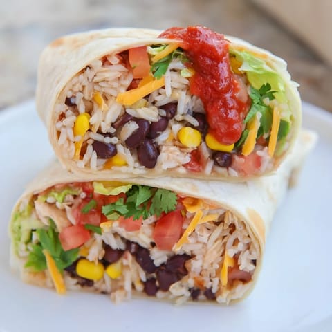 Rice Bean Burritos