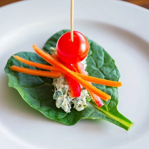 Holly Leaf Spinach Wraps