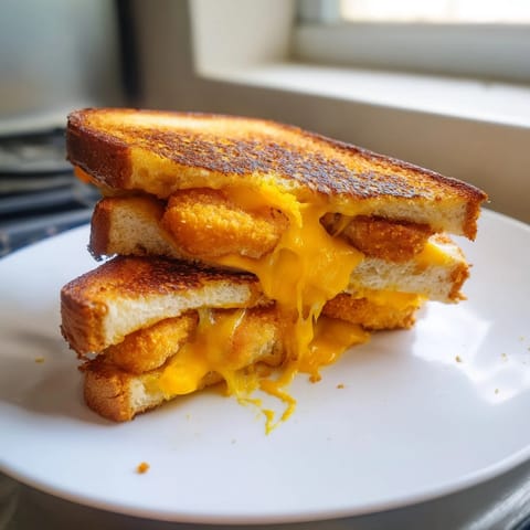 Chicken Nugget Grilled Cheese