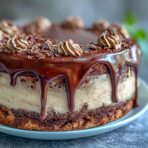 Sliced wedge of Japanese-inspired Hojicha Butter Cream Cake showing fluffy sponge and creamy frosting. 
