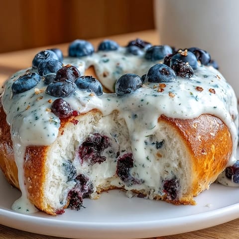 Blueberry Burst Protein Bagels
