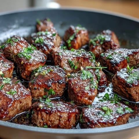 One-Pan Garlic Herb Steak Bites