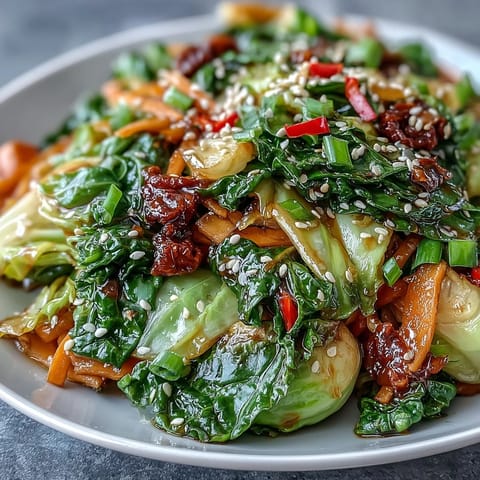Spicy Cabbage Stir Fry