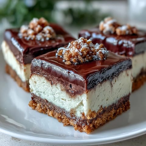 Decadent black sesame cheesecake bars, baked until golden, ready to slice.