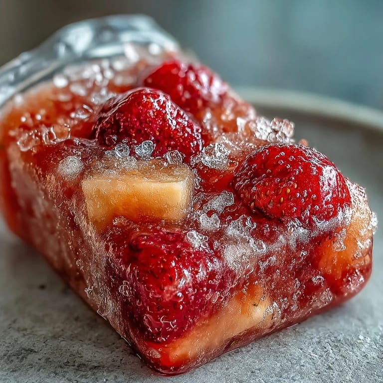 Make-ahead strawberry pineapple daiquiri freezer pouches offering a tropical, icy cocktail blend for effortless entertaining.