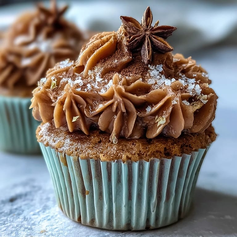 Golden-baked Taurus Birthday Cupcakes expertly decorated with creamy, warm terracotta buttercream frosting.