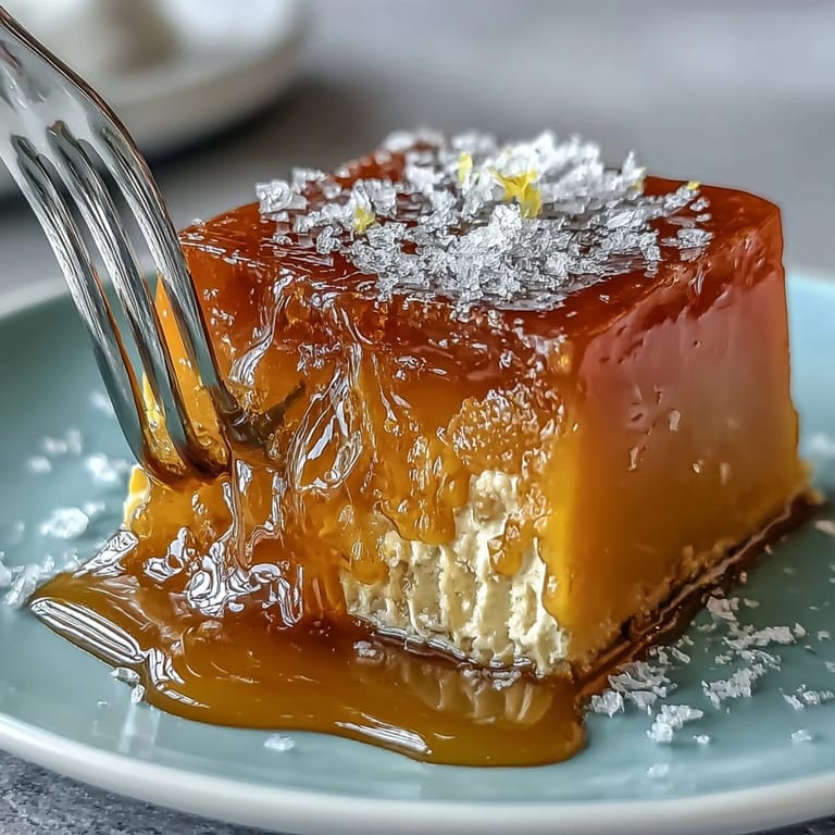 Vibrant Mango Agar-Agar Jelly Cubes dusted with fine coconut milk, ready to enjoy.