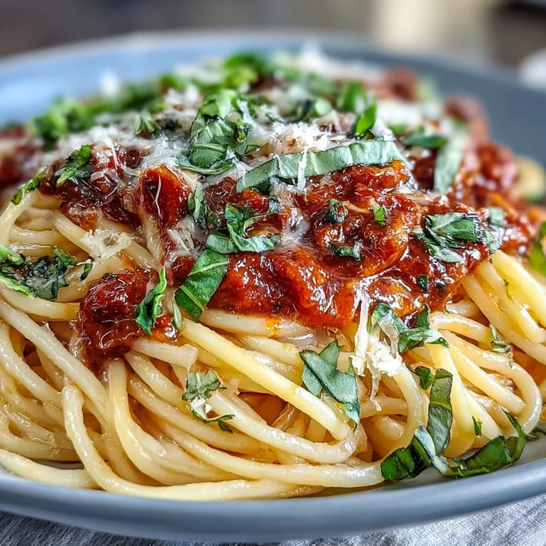 Delicious one-pot creamy tomato basil pasta, perfect for a quick and satisfying dinner.