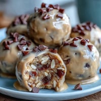 No-bake peanut butter oat bites with chocolate chips, a wholesome and easy summer snack perfect for kids and adults.