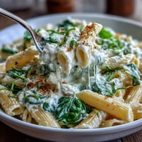 One-Pot Lemon Ricotta Pasta: creamy, vibrant dish brightened with lemon, peas, and spinach.